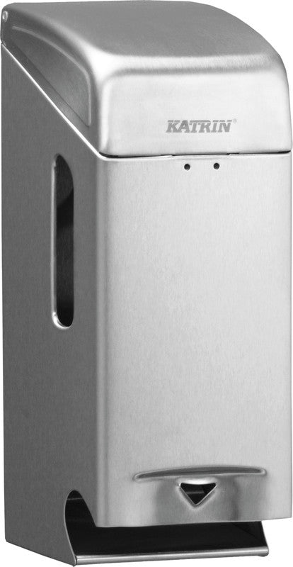 Katrin Toilettenpapierspender – Edelstahl/matt, für 2 Rollen, 12,7 × 11,7 × 29,0 cm