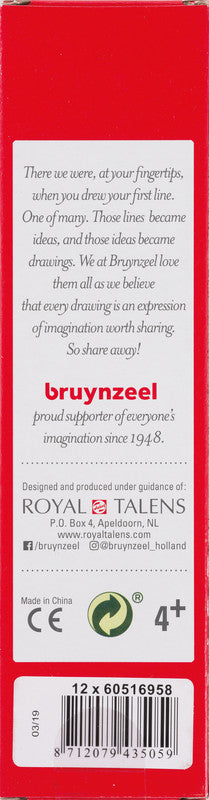 Bruynzeel Farbstift – preussischblau, Mine Ø 3,3 mm