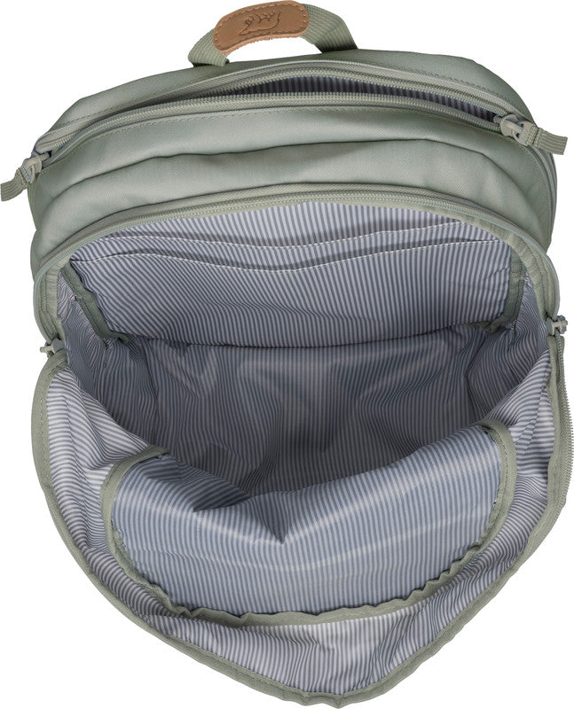 Beckmann Urban Rucksack – Soft Grün – 30,0×48,0×22,0 cm – Recycelte Materialien