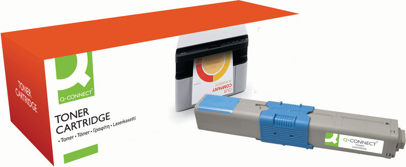 Q-Connect – Toner 44973535 – cyan, 1500 Seiten