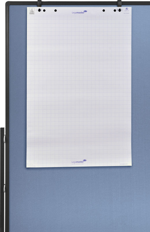 Legamaster Pinnwand – Filz, Alurahmen – 120 × 150 cm, Blaugrau