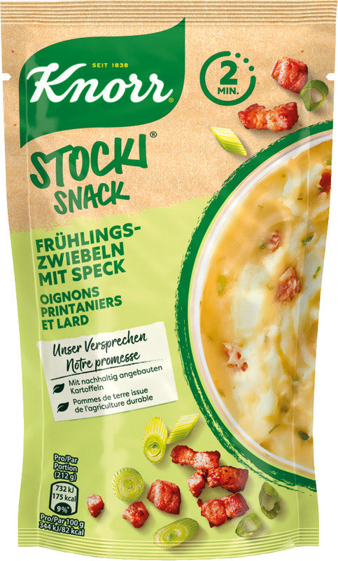 Knorr Kartoffelstock-Snack – Frühlingszwiebeln & Speck – 42 g