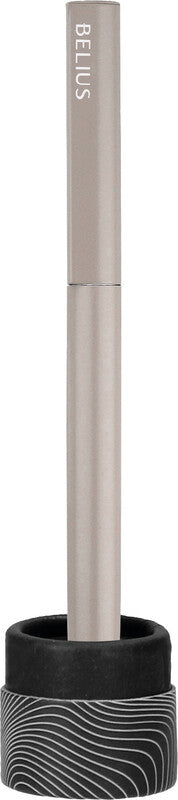 Belius Kugelschreiber – Grau, Aluminium