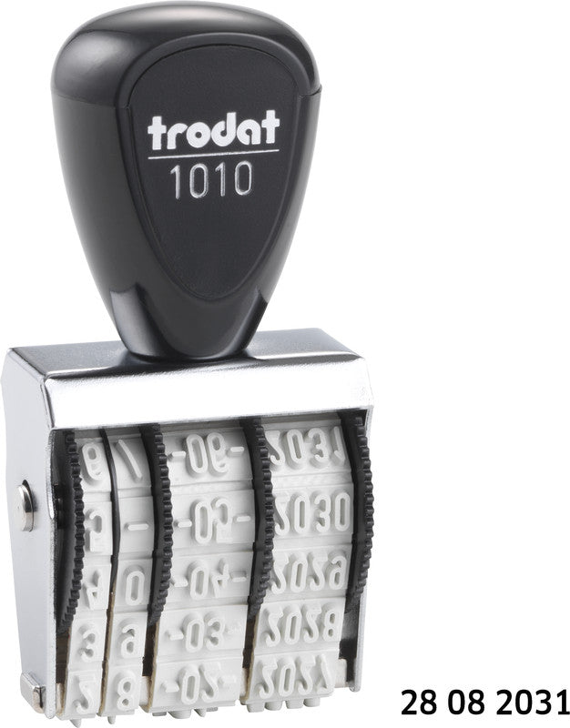 Trodat Bänderdatumstempel – Motiv: Datum, Kunststoff, 26 × 4 mm, ohne Kissen