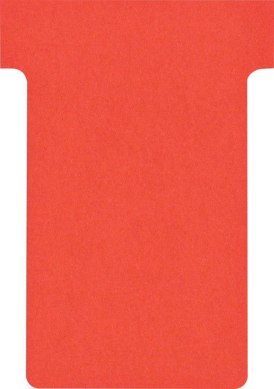 Nobo T-Karten für Planungstafeln, 15 × 60 mm, 100 Stk., Rot