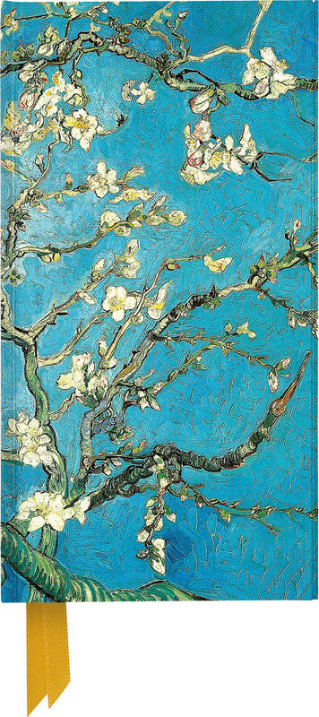 Flame tree Notizbuch, 82 × 150 mm, liniert, Fadenheftung, Hardcover, 128 Seiten, 80 g/m² – mehrfarbig