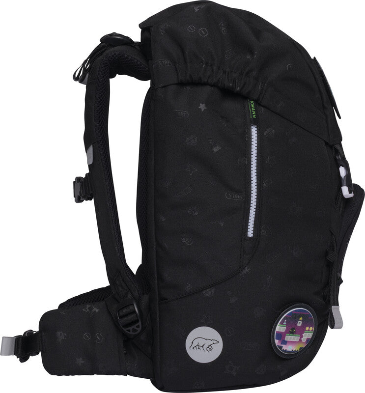 Beckmann Classic Schulrucksack 1st – Pixel – 24,0×37,0×25,0 cm – aus recycelten PET-Flaschen