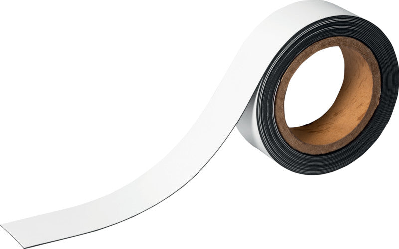 Durable Magnetband – Metall, Weiss, 40×5000 mm