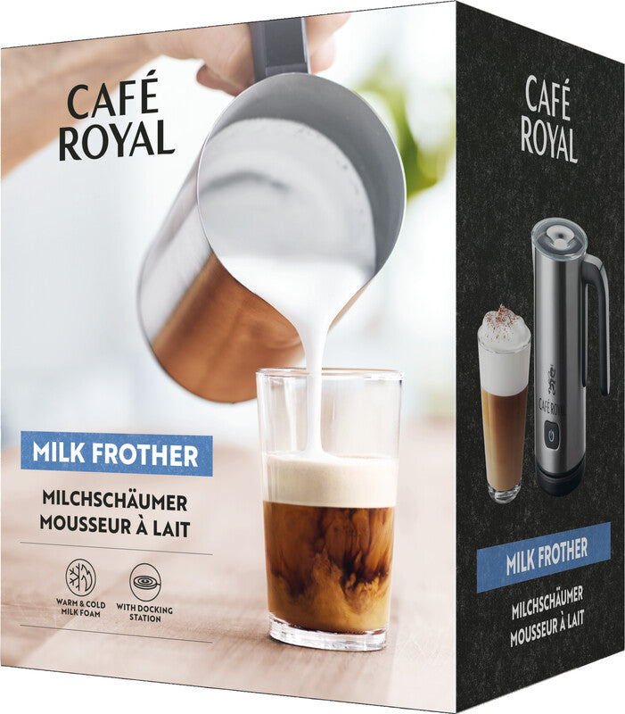 Café Royal – Milchaufschäumer 0,3 l, 420–500 W, Edelstahl