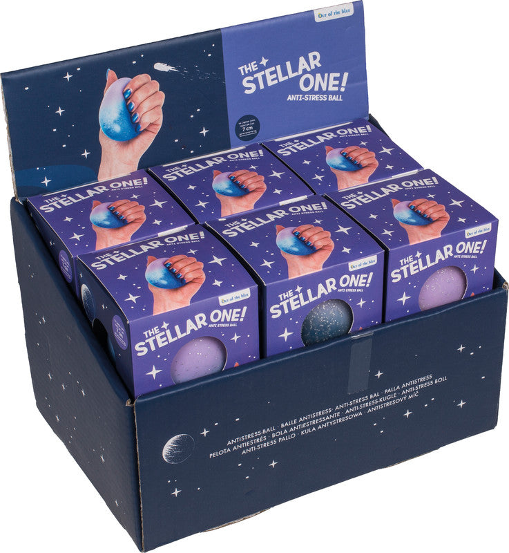 Out oft the blue Out of the Blue Stressball – Ø 70 mm, mehrfarbig, Kunststoff