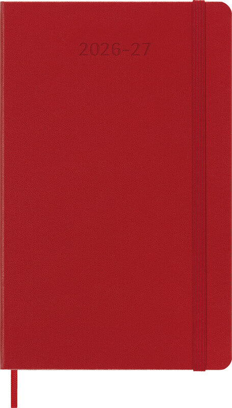 Moleskine Schüleragenda – 1 Woche/1 Seite, gebunden, 13 × 21 cm, 18 Monate Jul–Dez, 2026/2027, FSC