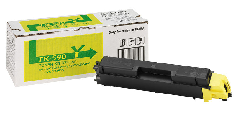 Kyocera – Toner TK-590Y – Gelb, 5000 Seiten
