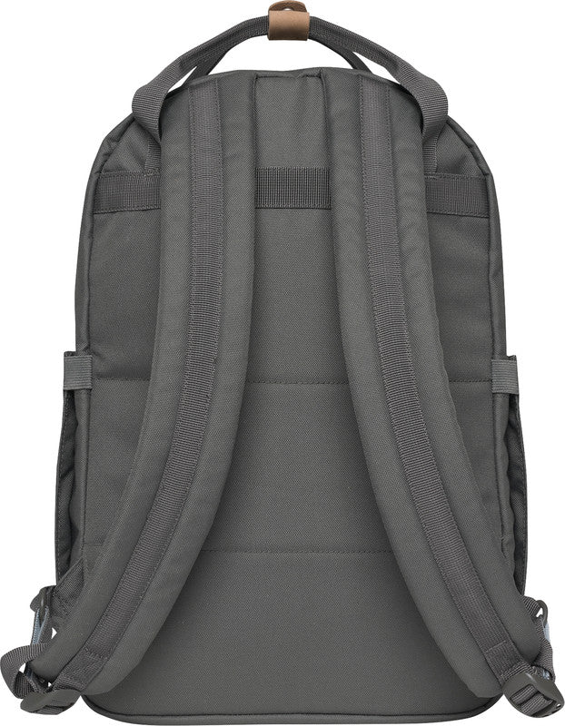 Beckmann City Light – Notebook-Rucksack – für 13"-Notebook, 20 l, rPET, hellgrün
