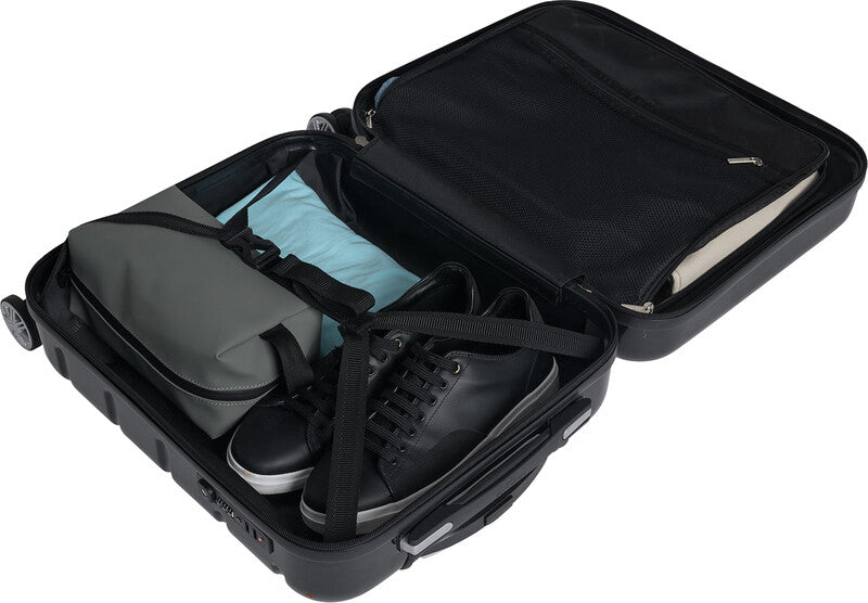 Beckmann Trolley Infinity – Hartschale PC/ABS, 4 Doppelrollen, mit TSA, Schwarz, 39 × 55 × 21 cm