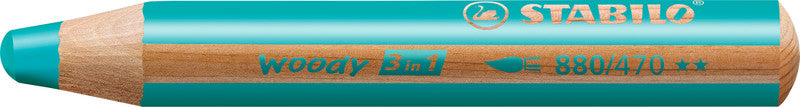 STABILO woody 3 in 1 – türkis, Jumbo