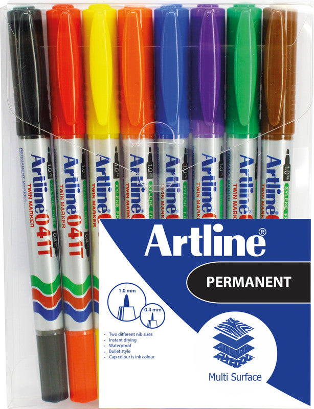 Artline Permanentmarker – sortiert, 8er Set