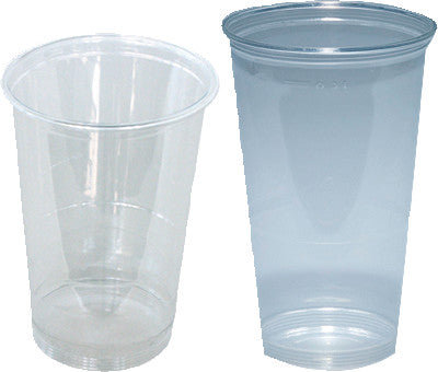 Noname Trinkbecher PET – 3 dl, transparent, 50 Stück