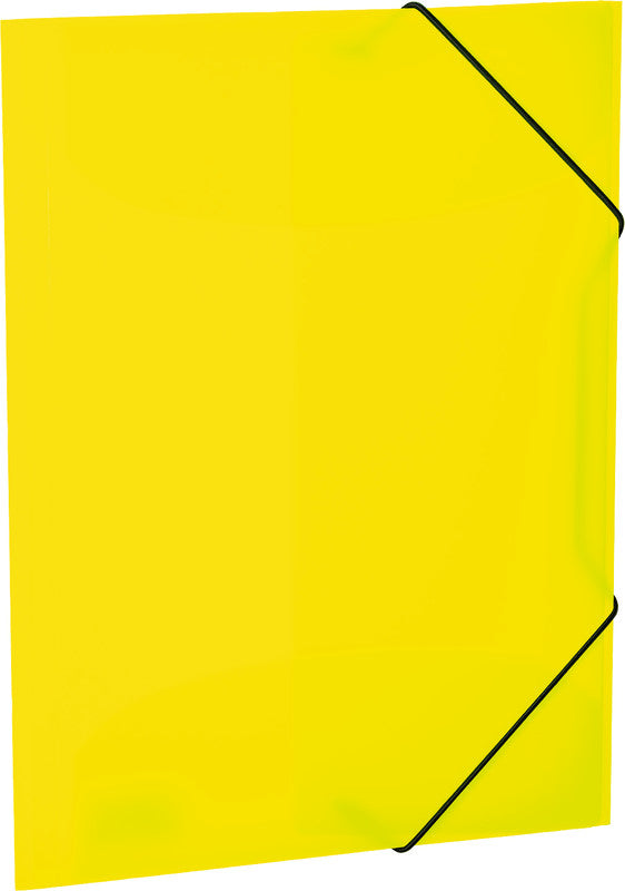 HERMA Sammelmappe für A4, Kunststoff, Gelb, mit Gummizug