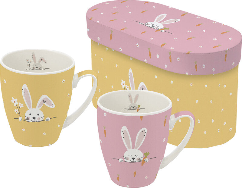 Ppd Spring Tasse – 0,35 l, Porzellan, Mehrfarbig, Spülmaschinengeeignet, Mikrowellengeeignet, 2-teilig