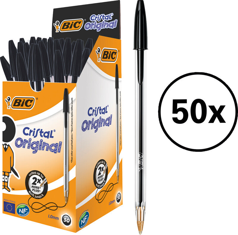 BIC Kugelschreiber – Transparent, Kunststoff