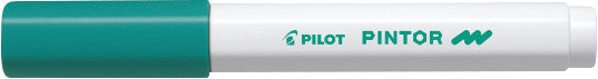 Pilot Pigment-Marker Pintor – Rundspitze 0,9-1,5 mm – Grün – Für dunkle Oberflächen geeignet