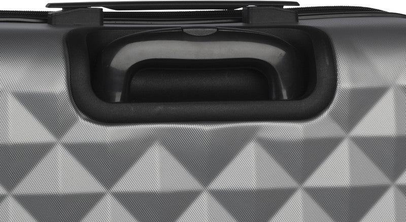 Worldpack Kofferset Diamond 3-teilig – Hartschale, 4 Doppelrollen, Hellgrau