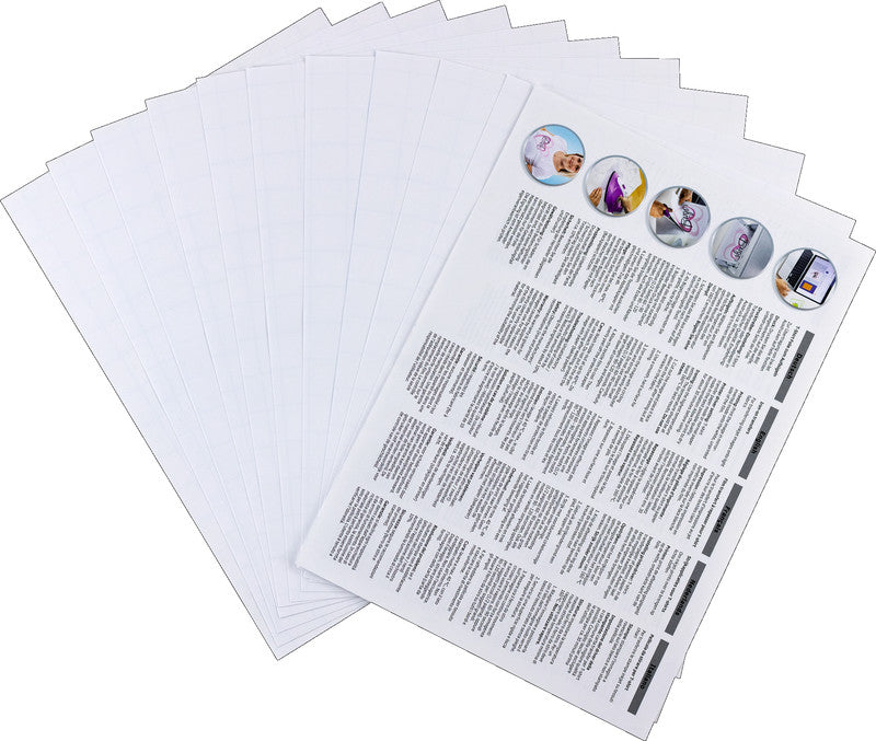 HERMA Transferpapier – für Inkjetdrucker, für helle Textilien, A4 (210 × 297 mm), bis 40 °C, 10 Blatt