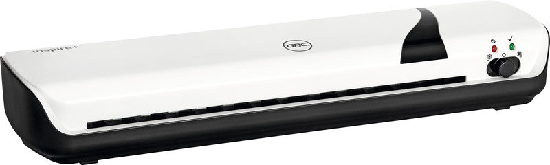 GBC Inspire+ Laminiergerät A3 – 2-Rollen, 75–125 µm, Kaltlamination, Aufheizzeit 4 Min., 250 mm/min, Weiss