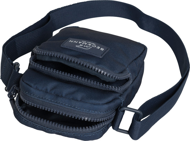 Beckmann Umhängetasche – Motiv Blau, 11 × 17 × 5 cm, Polyester (PES)