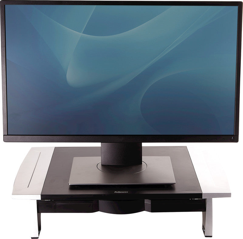 Fellowes Office Suites – Monitorhalterung, Standfuss, bis 28", 36 kg, 5-stufig höhenverstellbar