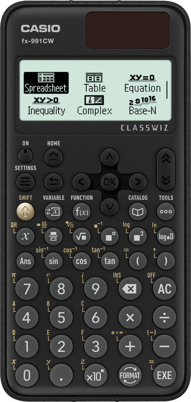 Casio Taschenrechner FX-991CW – 10+2-stellig, LCD, Solar, 77×162×10,7 mm