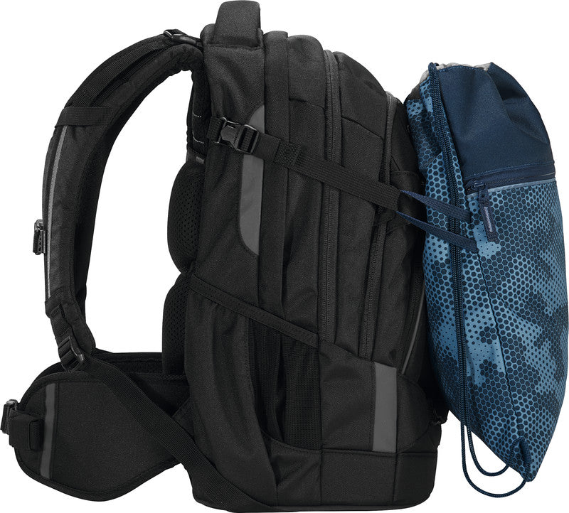 Coocazoo Sportbeutel – 10 l, Motiv Geometric Sky, wasserabweisend, 34 × 43 cm