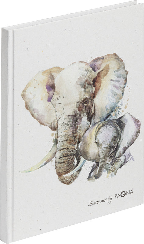 Pagna Notizbuch A5, punktkariert, Fadenheftung, Karton, 128 Seiten, 70 g/m² – weiss
