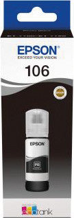 Epson Tintenpatrone 106, Schwarz, 5'000 Seiten – für Inkjetdrucker/Multifunktionsgeräte