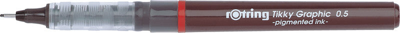 Rotring Tikky Graphic Fineliner 0,5 mm – schwarz – wasserfest