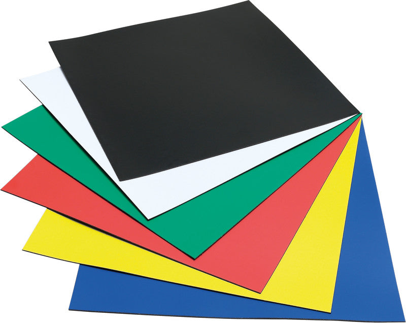 Nobo Magnetbogen für Planungstafeln, 150 × 150 mm, Kunststoff, zuschneidbar, sortiert, 6 Stk.