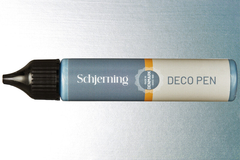 Schjerning Perlenstift – himmelblau perleffekt, 28 ml, für Papier, Textilien & Keramik
