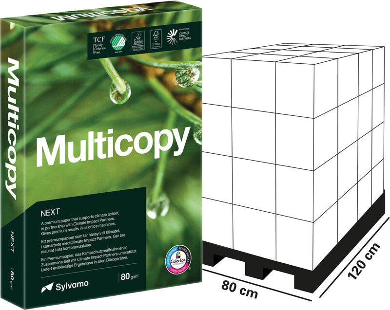Papyrus Kopierpapier – A4, 80 g/m², weiss – für Inkjet/Laser/Kopierer – FSC – 500 Blatt
