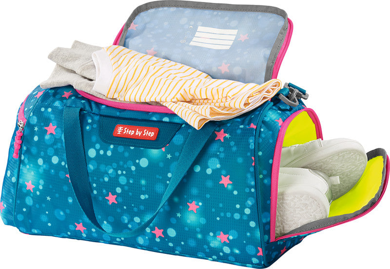Step by Step Sporttasche CLOUD – 13 l, Motiv Mermaid Lola, mit Schultergurt, wasserabweisend, 38 × 20 × 23 cm