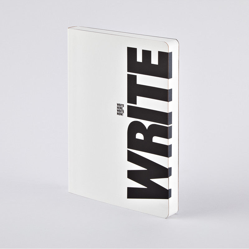 nuuna Notizbuch – 165 × 220 mm – 5 mm punktiert – 256 Seiten – 120 g/m² – Softcover, schwarz/weiss