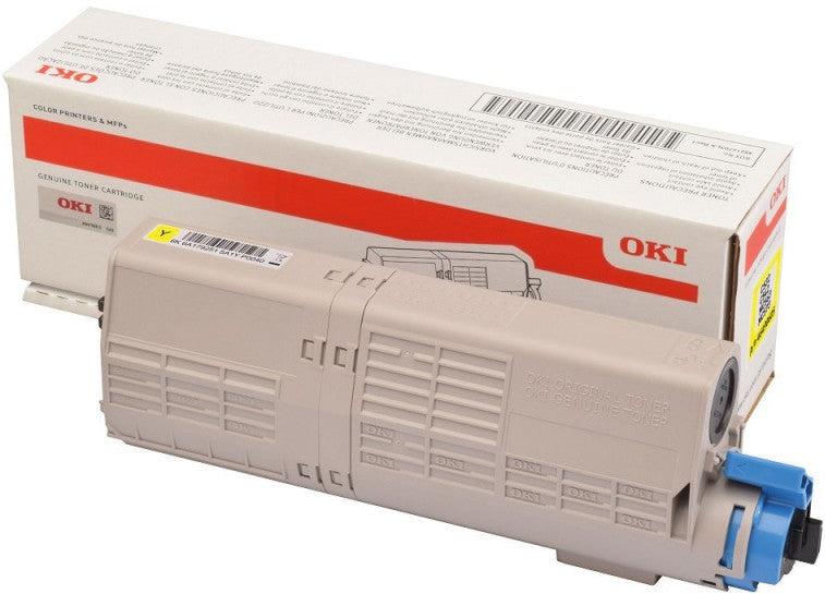 OKI Toner – gelb, 6000 Seiten – für Farb-Laserdrucker/Multifunktionsgeräte