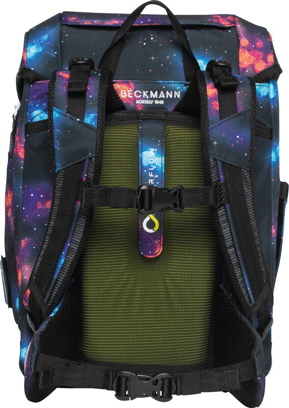 Beckmann Schulrucksack Plus Air – Ninja Elements – 20 l – 28,0×40,5×23,0 cm – recycelte Materialien