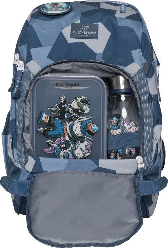 Beckmann Schulrucksack Active Air Flx – Tiger Race – 26,0×39,0×22,0 cm – Recycelte Materialien