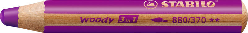 STABILO woody 3 in 1 – violett, rund, Ø 10 mm