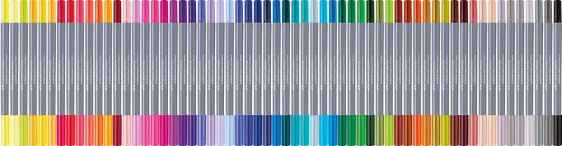 Faber-Castell Brush Pen Goldfaber Aqua – Feinspitze 0,6 mm/Pinselspitze – Hellkobaltblau – Wasservermalbar