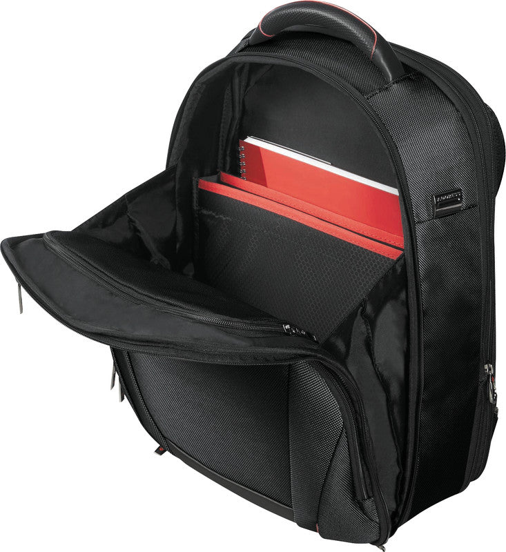 Samsonite Pro-DLX 5 Notebook-Rucksack – 21/26 l, RFID-Fach, Aufsteckfunktion, Nylon, Schwarz