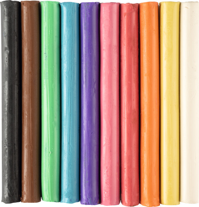 Folia Modelliermasse – 10 Stück – sortiert – 120 × 163 × 13 mm