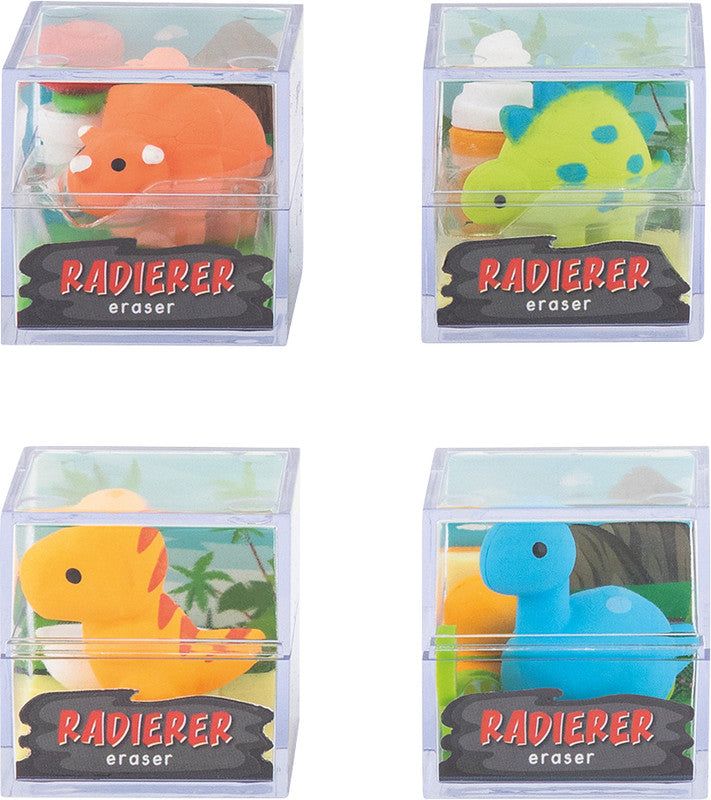 Trendhaus Radierer – für Bleistifte – 37 × 38 × 25 mm – Kunststoff – mehrfarbig
