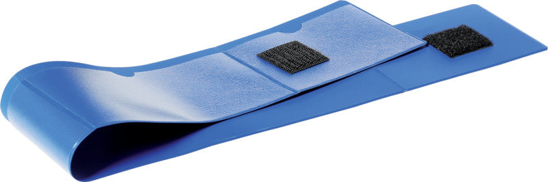Durable Kennzeichnungstaschen – 140 × 65 mm, blau, wiederablösbar, 50er-Pack