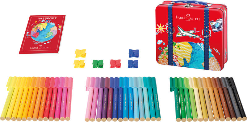 Faber-Castell Filzstifte, Strichbreite 1 mm, 40 Farben